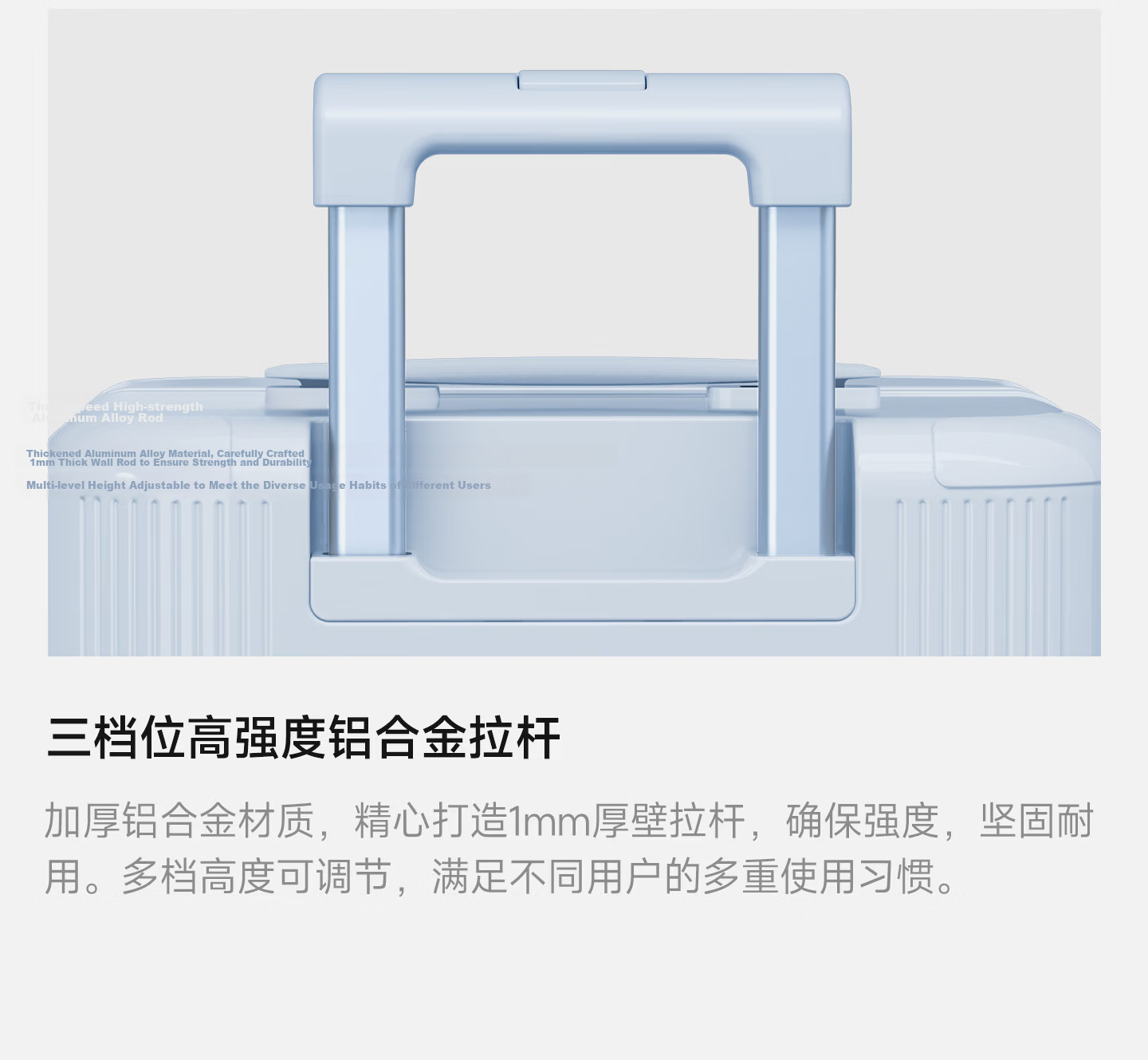 DTA Large Capacity Luggage Women New Travel Trolley Suitcase Durable Student Password Lock Men Yunting Blue 30 Inch 30