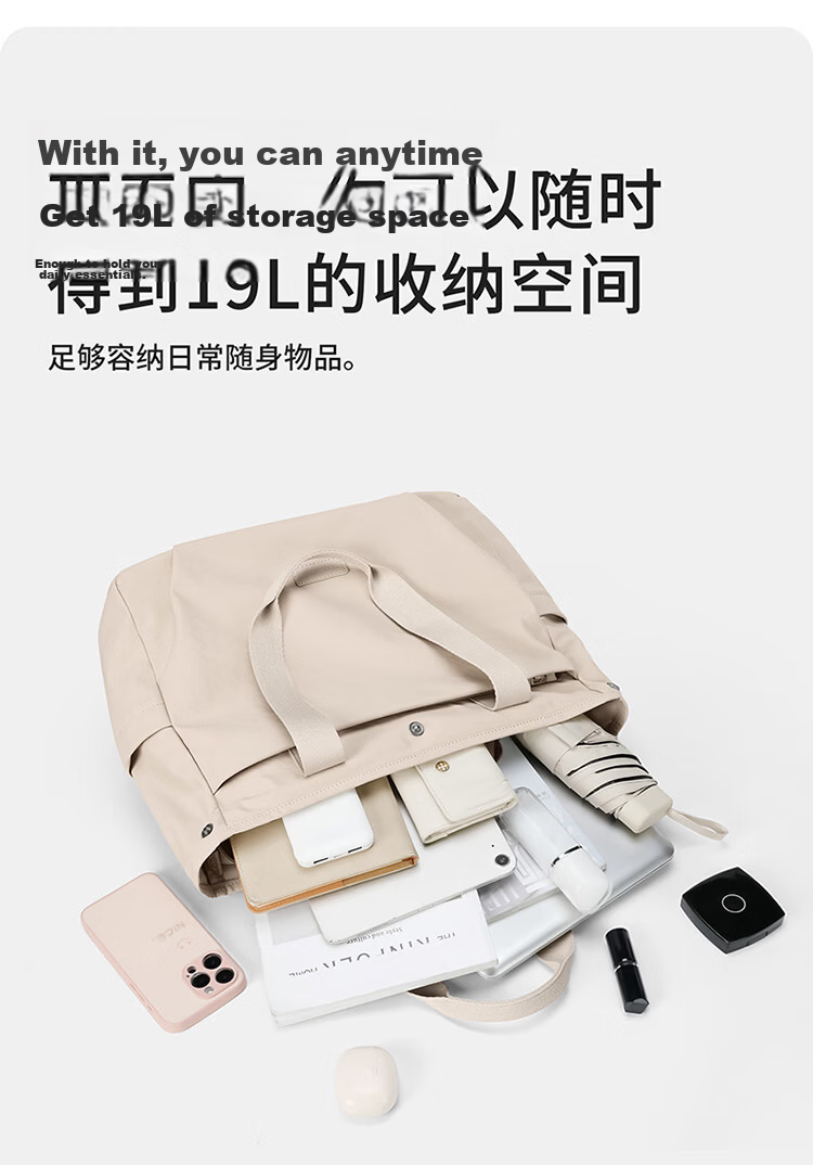GOLF Casual Women's Backpack 14/16 Inch Laptop Bag Lightweight Shoulder Tote Travel Dual-Use School Bag 13