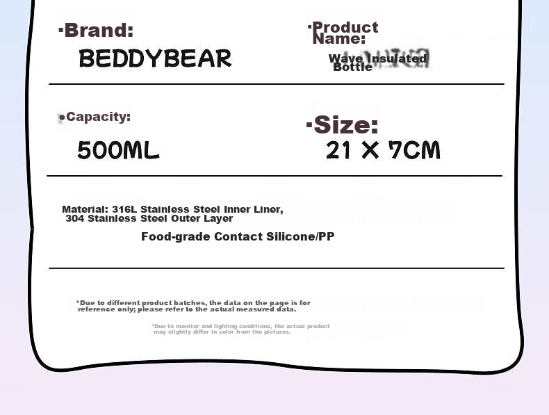 BEDDYBEAR Wave Double-Drink Insulated Bottle Boys Ultraman Straw Water Cup with Sleeve Student Cup 500ML Qi Shi Gaia 17