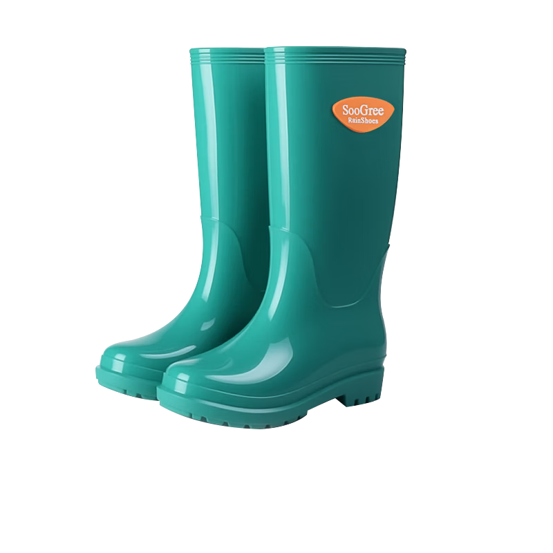 SooGree High Tube Rain Boots Waterproof Work Rubber Shoes Fishing Field Rain Boots Low Tube Water Shoes Waterproof Overshoes