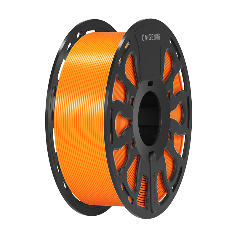 Caige 3D Printing Filament PETG 1.75mm Compatible with Taz 3D, Creality, Elegoo, Zongwei Cube, Aurora Erwo 3D Printer Filament Orange 1kg