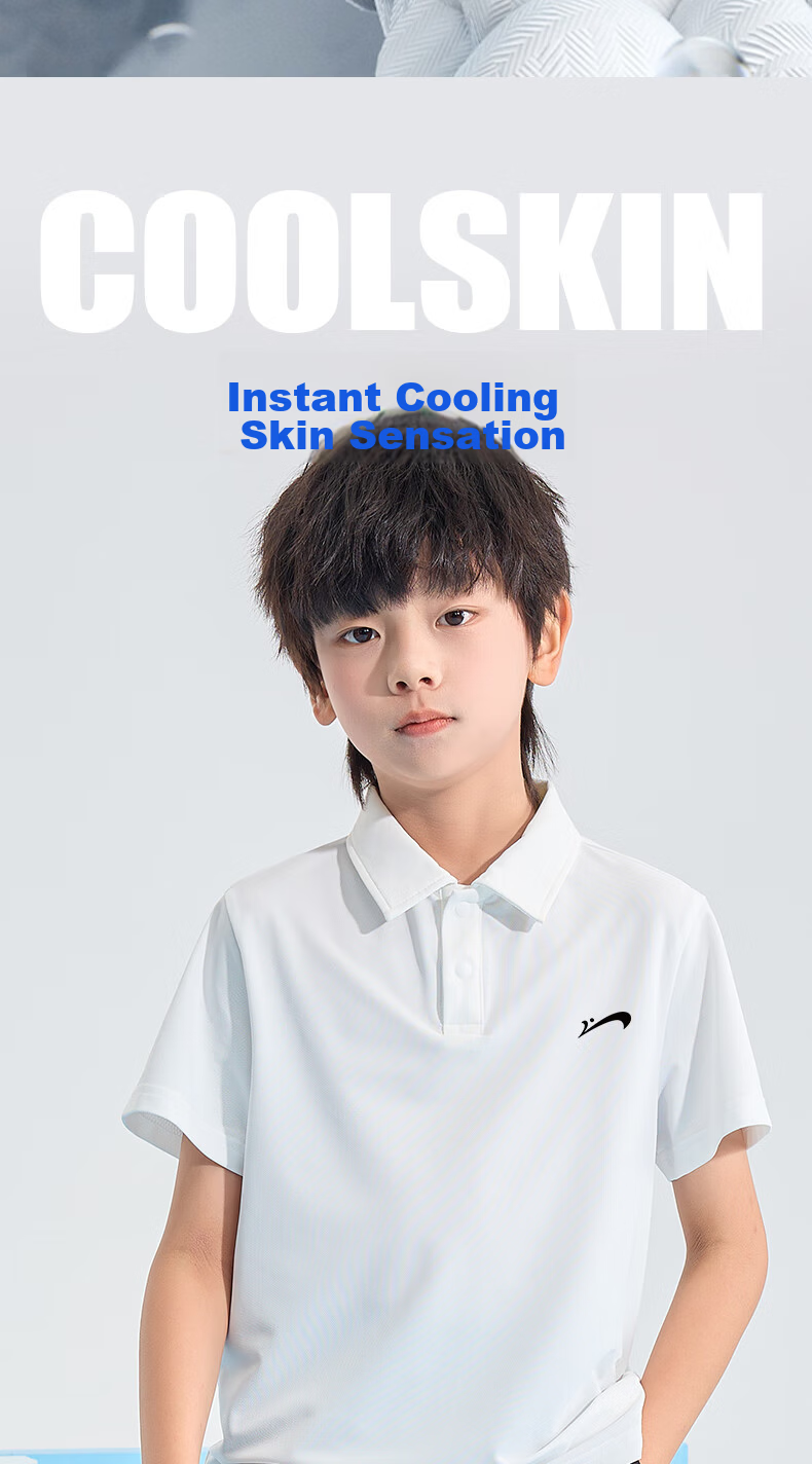 Guirenniao Kids Summer Set Boys Short Sleeve Polo Shirt Breathable Thin Two-Piece Sportswear 5