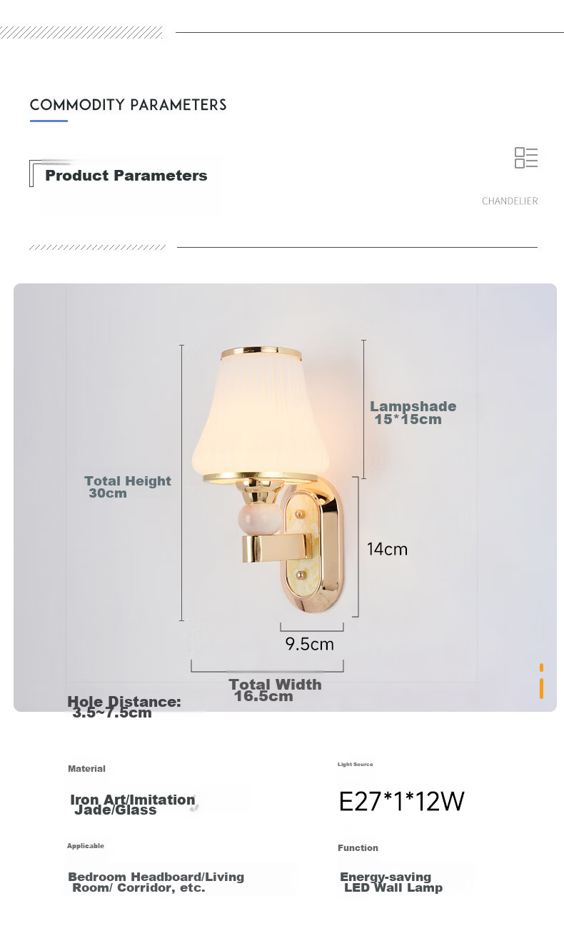 Dengling White Wall Lamp Modern Minimalist Creative LED Wall Light for Bedroom Living Room Background Wall Stairway Corridor Balcony 13