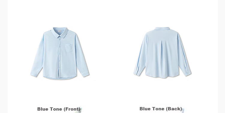 Balabala Kids Shirt Children's Long Sleeve Summer 2026 New Solid Color Sun Protection Quick-Dry Cooling Top for Boys and Girls 20