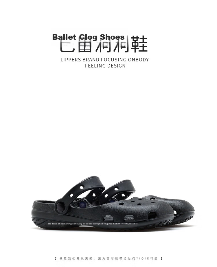 GUOLUOFEI Kids Summer Clog Mary Jane Ballet Princess Soft Sole Beach Sandals White Size 35 1