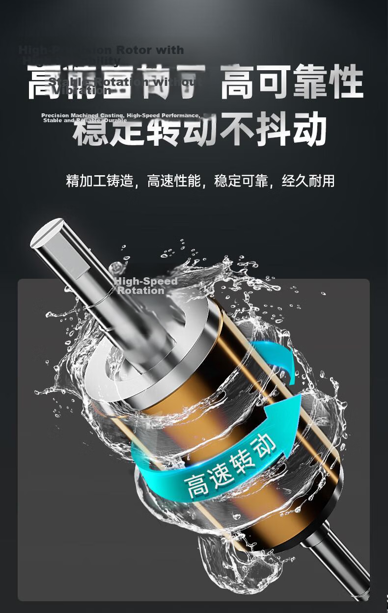 New Territory Full Aluminum Body Submersible Pump 220V High Efficiency Energy Saving High Flow High Lift Household Water Pump Irrigation Pump 11