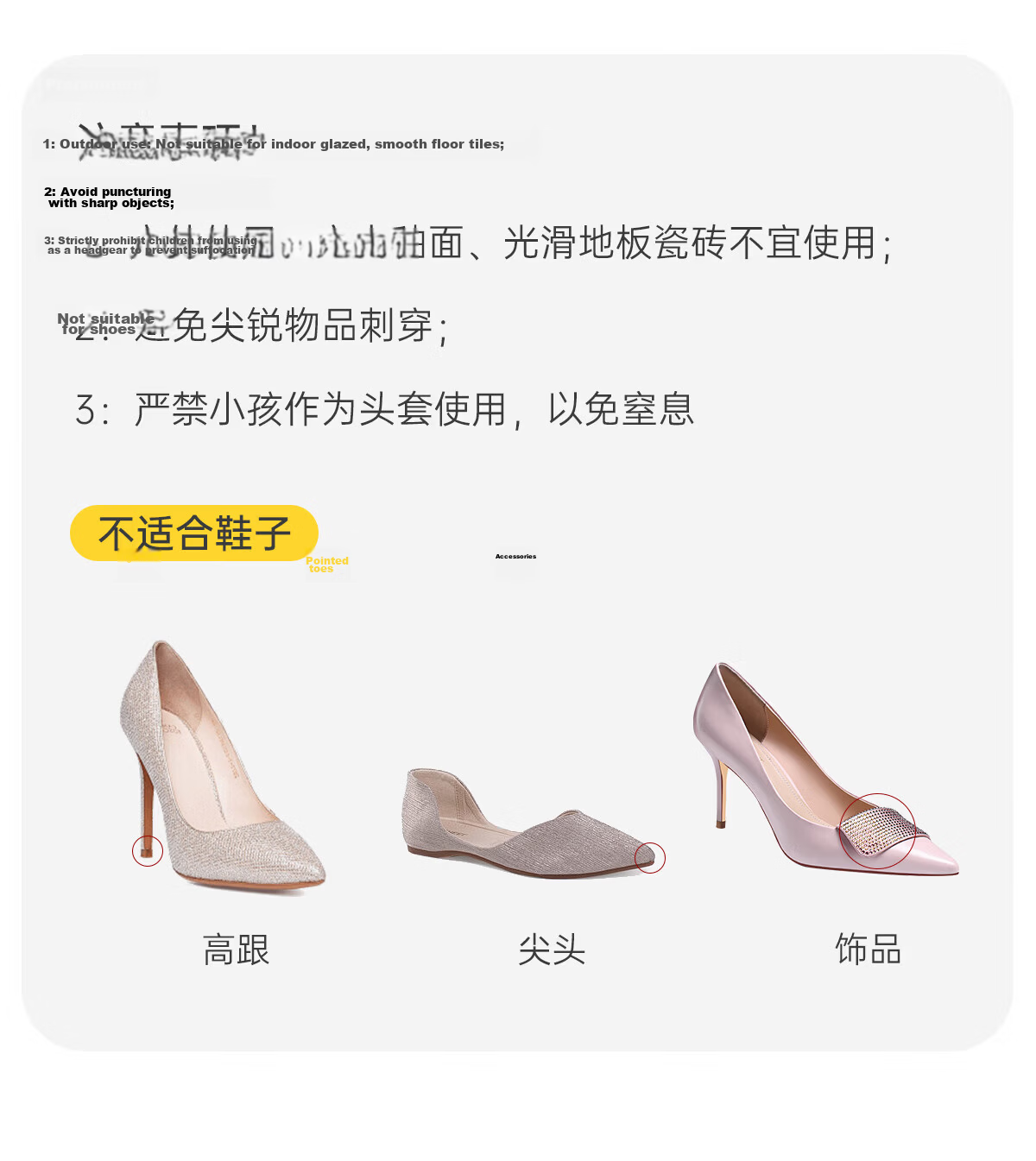 Zhimei Disposable Rain Shoe Covers Thickened Waterproof Anti-Sand Non-Slip Long Boots Portable Unisex Adult 10