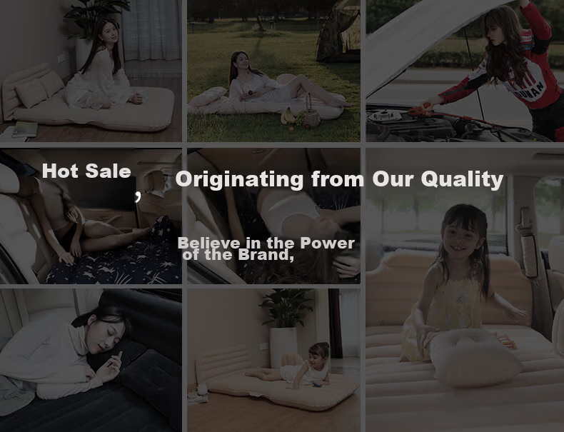 Travel Baby Crib Inflatable Car and High-Speed Train Backseat Mattress for Kids Sleeping Aid 15