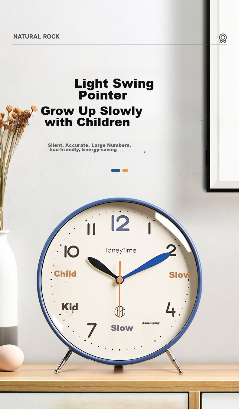 40,000 Kilometers Wall Clock Living Room Silent Quartz Wall Clock Bedroom 10 Inch Yellow 26cm Diameter 1