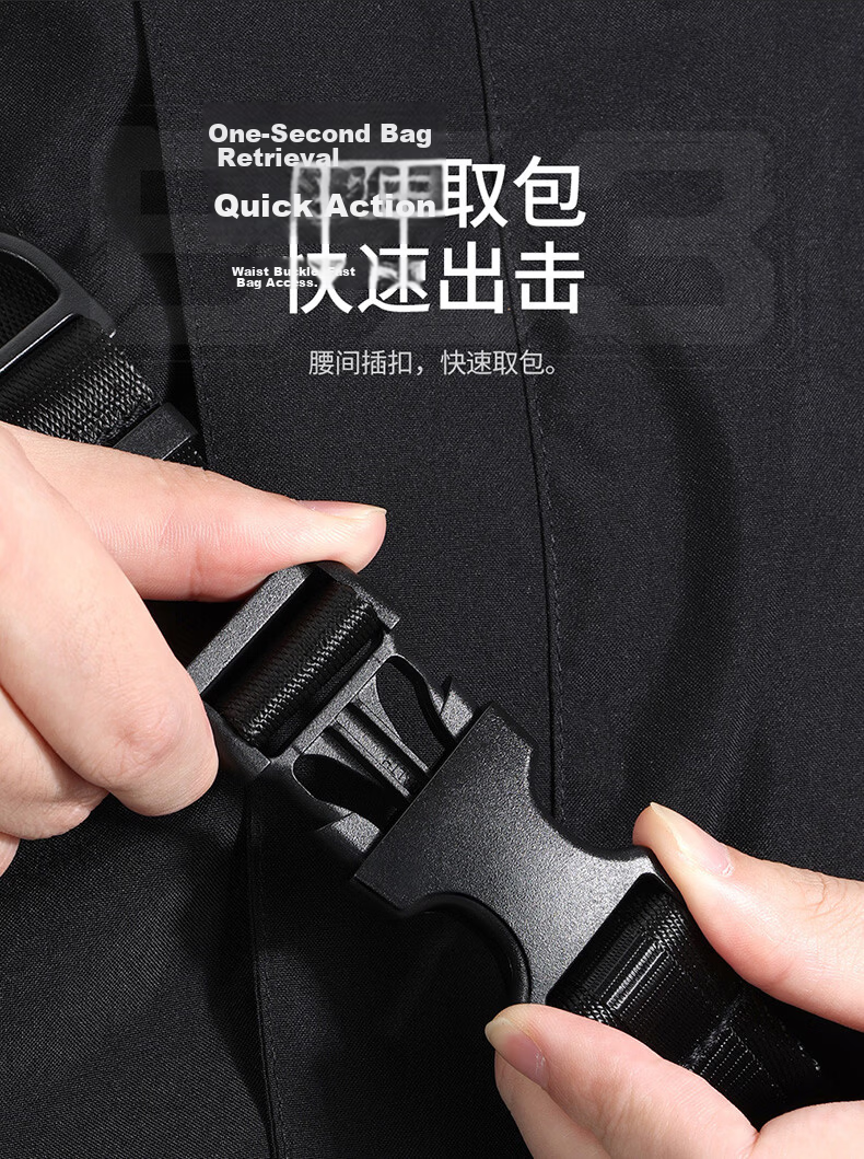 BUBM Multifunctional Crossbody Bag Portable Travel Small Bag Casual Lightweight Backpack Men Large Capacity Sports Shoulder Bag 13
