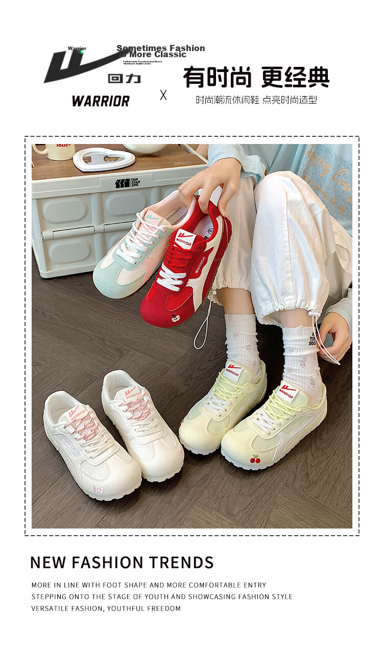 Warrior Women's Summer New Breathable Mesh Soft Sole Training Shoes Lightweight Casual Sports Sneakers Qingmi 35 1