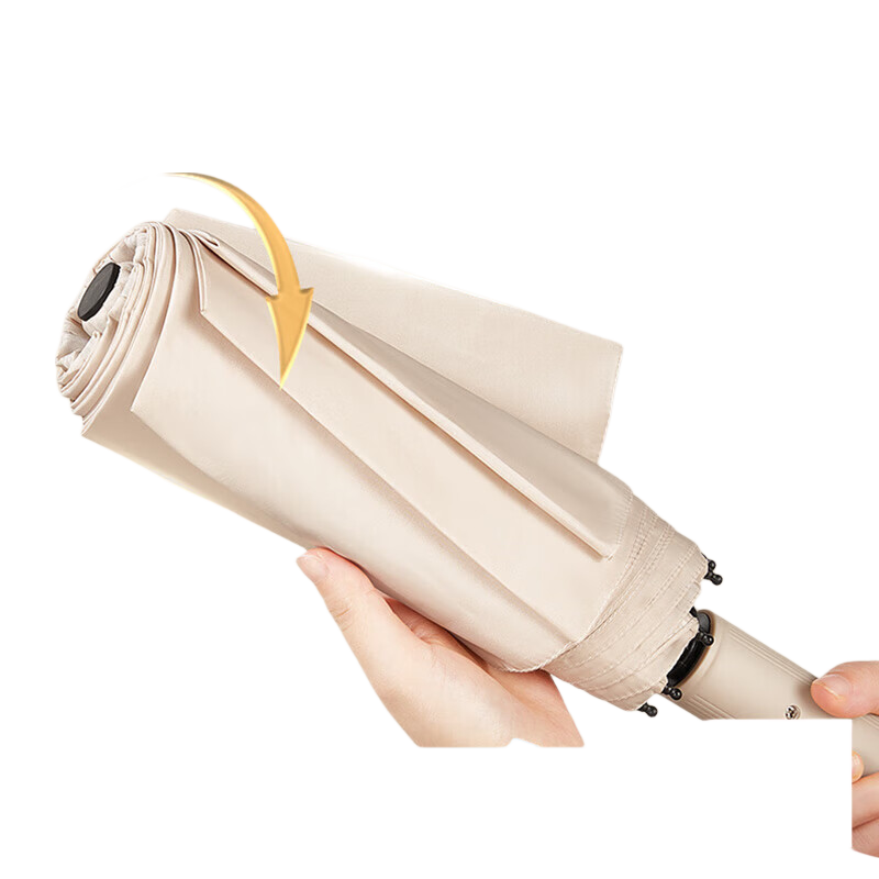 Tianwei Umbrella, Fully Automatic Windproof, Enlarged And Reinforced, No Folding Required, Easy to Open in One Second, Flat And Even [Black Technology - Truly Foldable Umbrella]