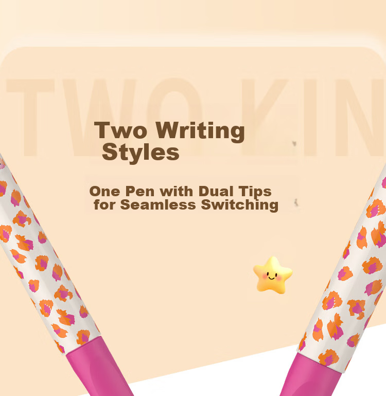 Schneider Qixi Festival Gift Pen and Ballpoint Pen Dual Nib Gift Box Wilderness Theme Student Calligraphy Adult Signature Erasable Ink Pen F Nib - Pink Mist Zebra 3