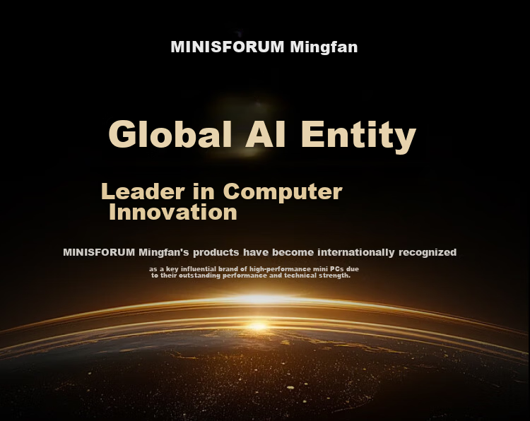 Mingfan N5 MAX AMD AI Max+395 64GB+128GB Mini Workstation Desktop Computer NAS High-Performance Enterprise AI PC with 10Gb Ethernet Port 1