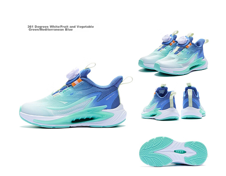 361° Wind Breath 7.0 Kids Running Shoes 26 Autumn Boys Girls Lightweight Bounce Cushioning Professional Dial Sports Shoes Black 37 49