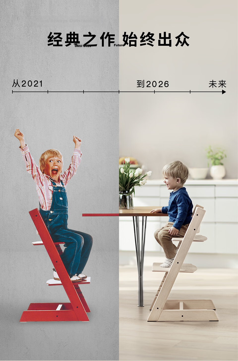 Stokke Growth Chair Tripp Trapp Multifunctional Baby And Child Home Dining Chair, Cherry Pink Single Chair 6