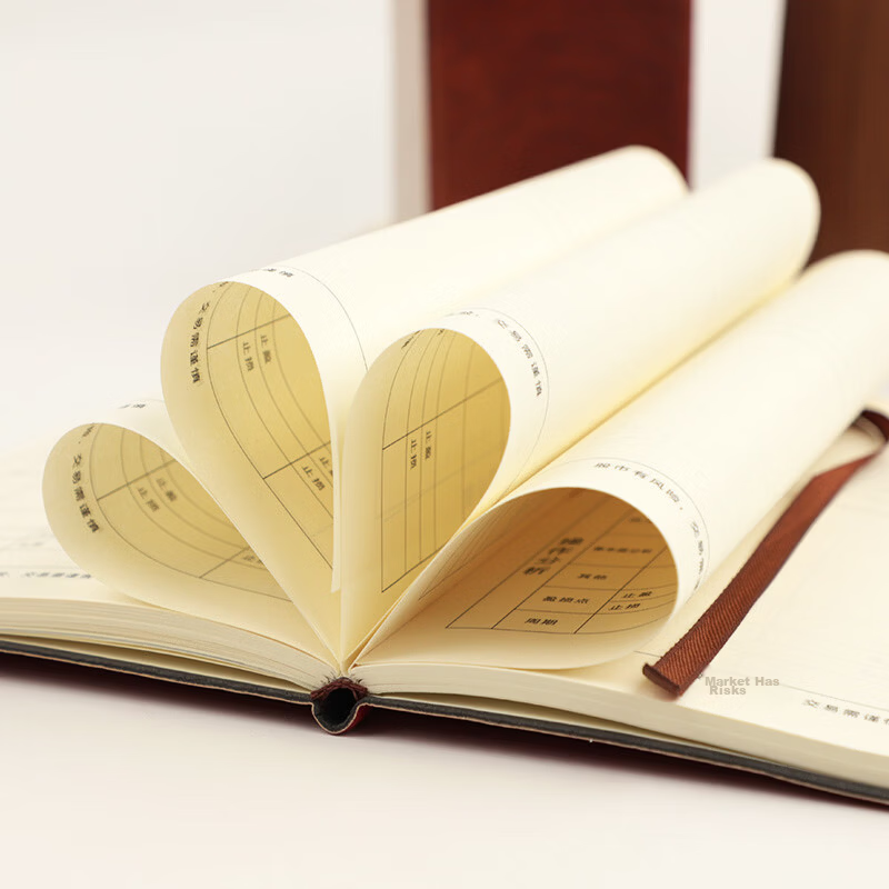 Shushan Stock Trading Record Notebook Red Stock Market Analysis Journal 3