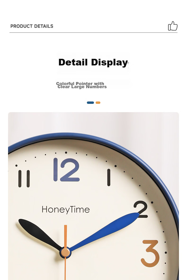 40,000 Kilometers Wall Clock Living Room Silent Quartz Wall Clock Bedroom 10 Inch Yellow 26cm Diameter 5