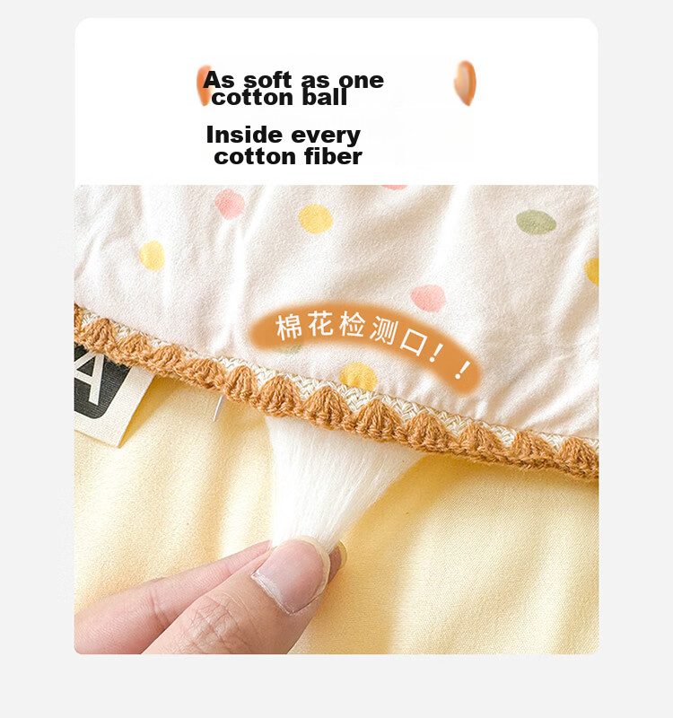 Hodo Class A Double-Layer Gauze 100% Xinjiang Cotton Quilt Air Conditioning Quilt Summer Cooling Quilt Core 150x200cm Little Rabbit Garden 10
