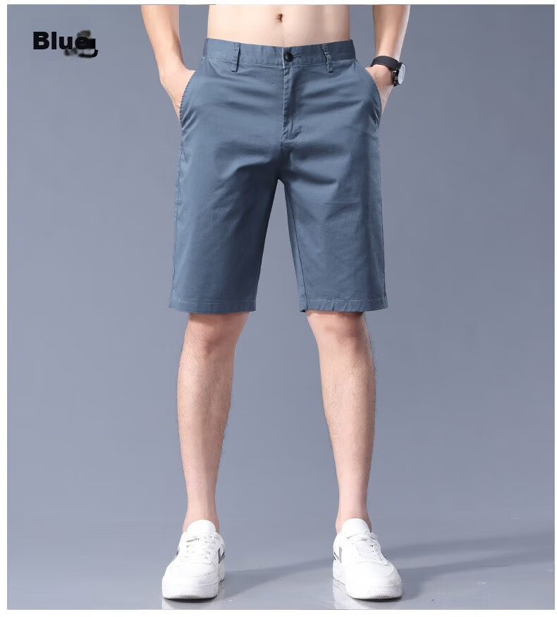 Jeanswest Men's Summer Solid Color Casual Versatile Five-Point Shorts New Sports Ice Silk Cool Straight Pants 21