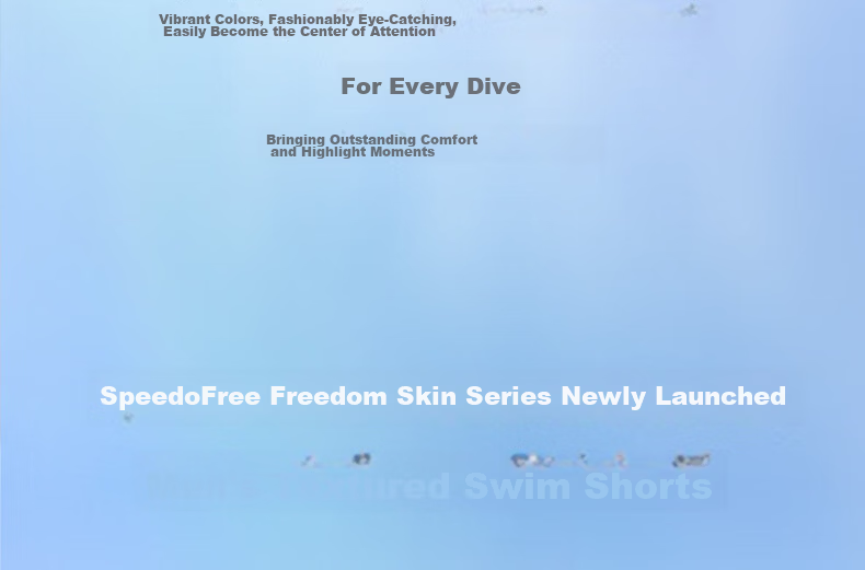 Speedo Freedom Skin Series Men's Textured Fitness Training Square Leg Swim Trunks Comfortable Chlorine Resistant 2026 New Model Size 36 3