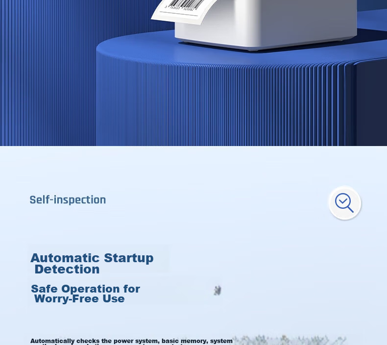 Deli DL-888D(NEW) Thermal Label Printer Commercial Office Adhesive Shipping Warehouse Logistics Label Fixed Asset USB Version 108mm 150mm/s 37
