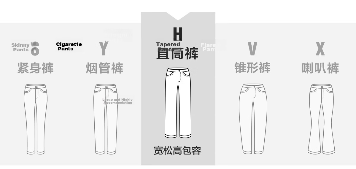Taipingniao Women's Jeans, Autumn Straight-Leg Pants, Fashionable Casual Versatile Commuter Style, Denim Dark Blue, Size L 1