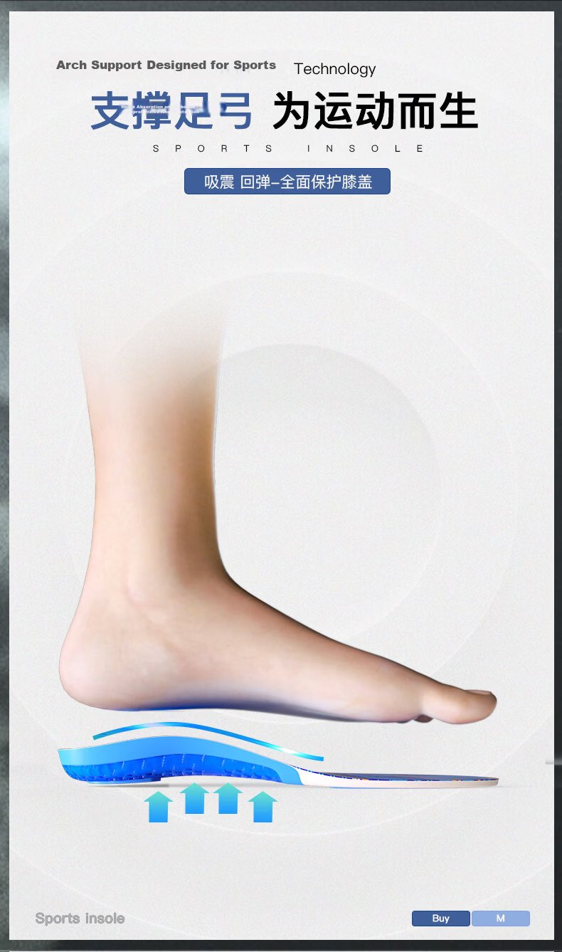 Maigaole Sports Insoles for Men, Thickened Shock-Absorbing Elastic Basketball Shoes, High-Elasticity Soft Running Shock-Absorbing Poron Antibacterial, Red 41-42 6