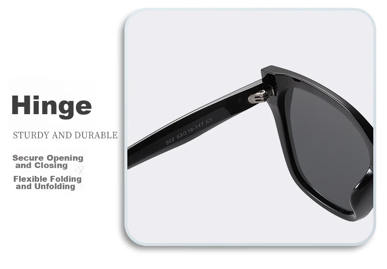 Angelamiao Unisex Square Large Frame Fashionable Classic Sunglasses for Driving, Sun Protection And UV Protection Glasses 7