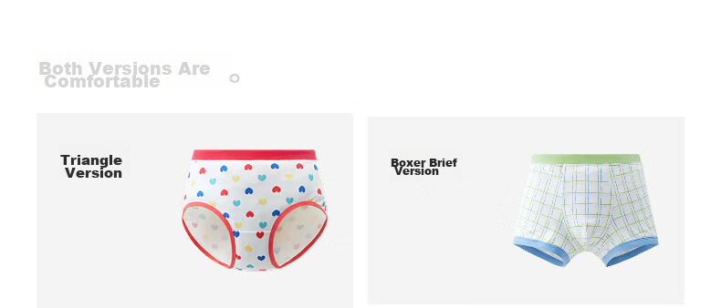 Bananain 501C Children's Underwear for Boys And Girls, Big Kids' 10A Antibacterial Teenage Developmental Period Boxer Briefs And Triangle Briefs, Baby Underwear 3