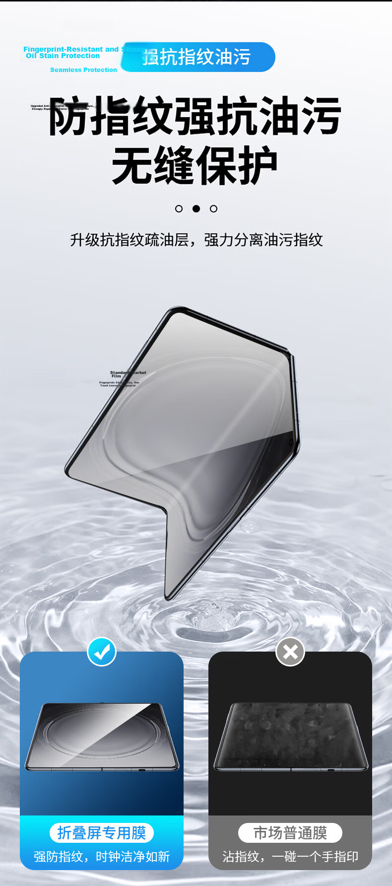 Langling [Inner and Outer Screen Set] Compatible with OPPO Find N6 Phone Film Find N6 Foldable Screen Non-Tempered Hydrogel Full Screen Coverage Scratch-Resistant Front Protective Film 8