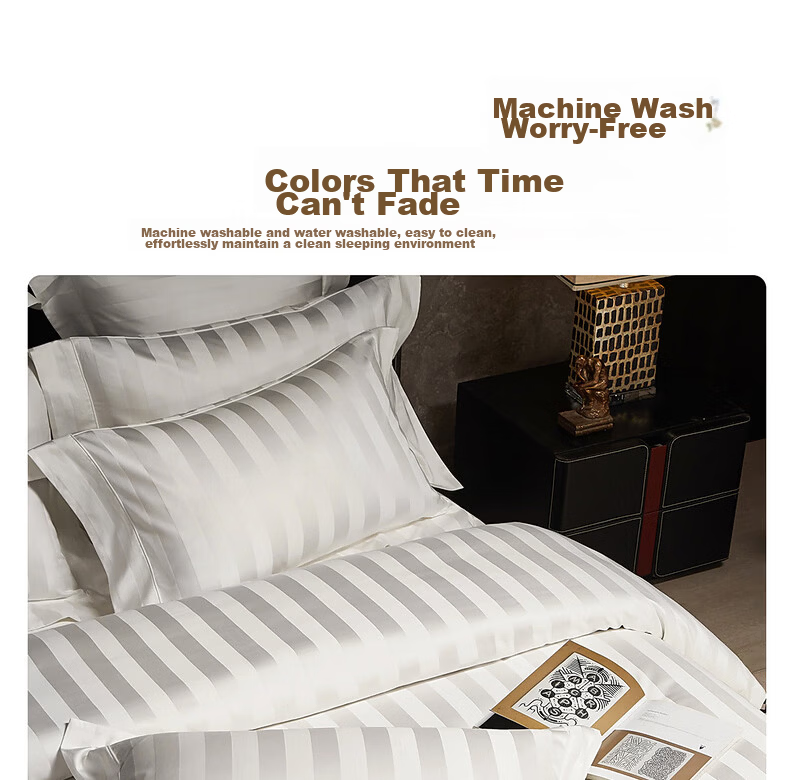 Shuixingjiafang Four-Piece Bedding Set, 100-Count Long-Staple Cotton, 100% Pure Cotton, Silky Duvet Cover And Bed Sheet, Double-Size Luxury High-End for 1.8m Bed, Garden Style 13