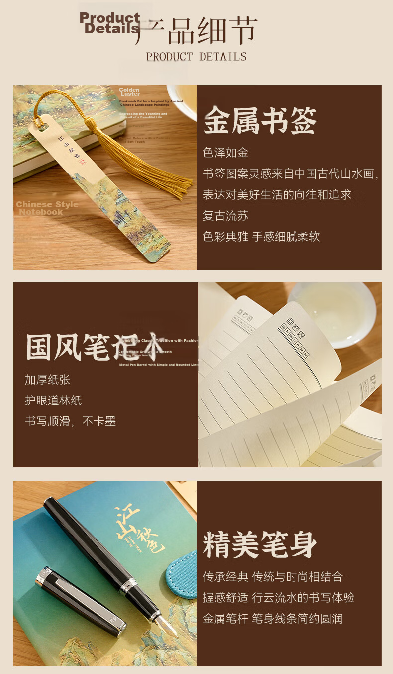 HERO Fountain Pen 382 Business Office Student Daily Writing Iridium Gold Signature Ink Pen, Fine Nib, Light Blue 5