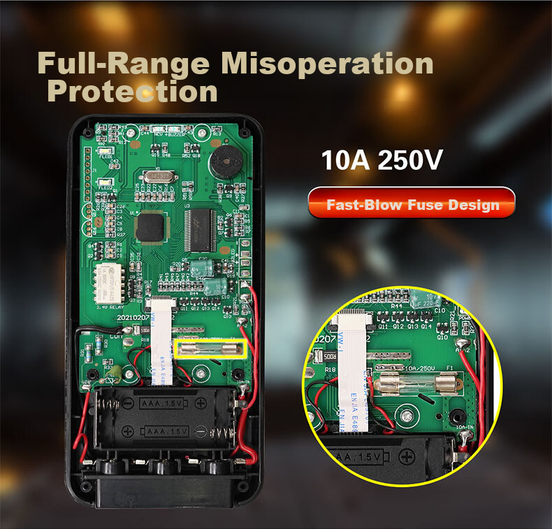 Pro'sKit MT-1280D Digital Multimeter, LCD Display, Intelligent Burn Protection, Universal Meter, Electrician's Meter 9
