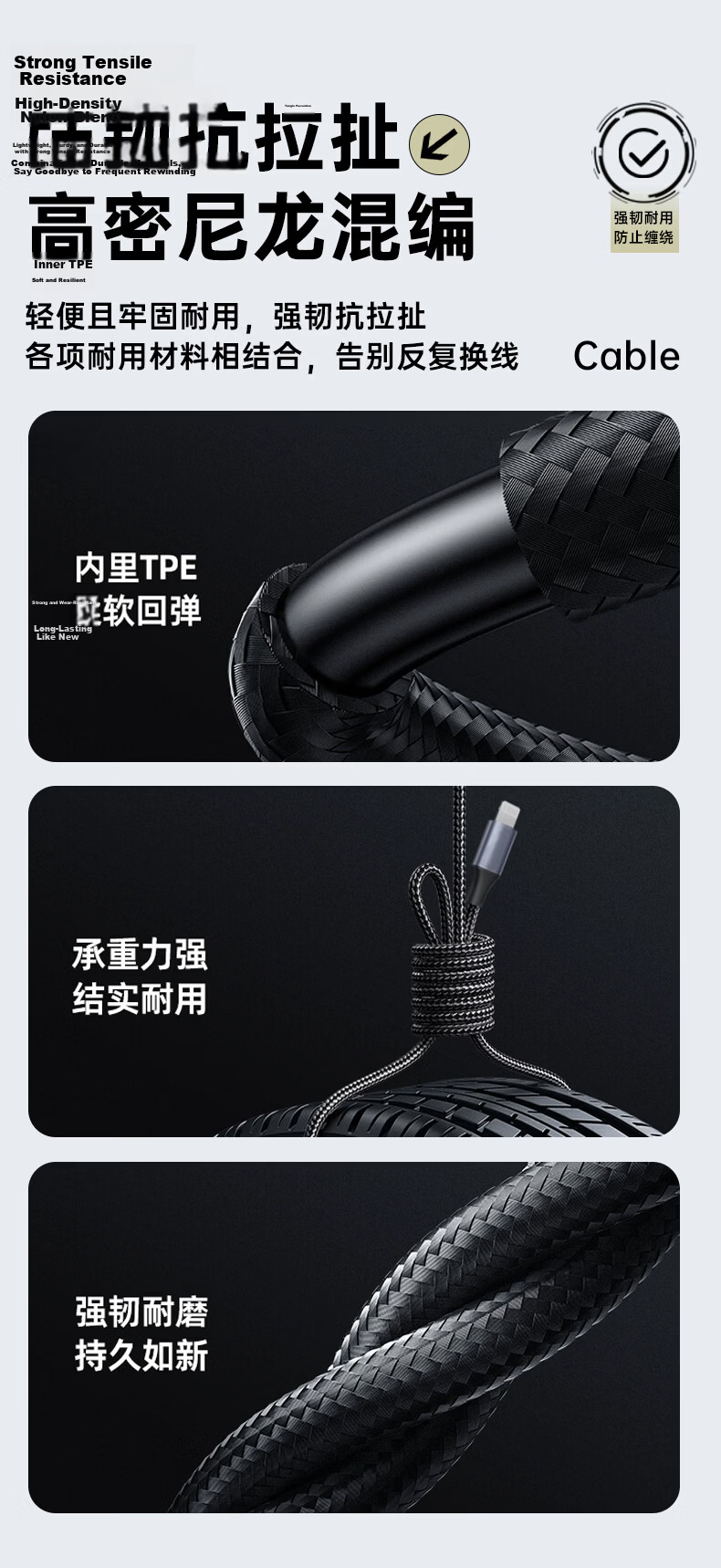 Trendsetter Sony Camera Pixel Cake Tethering Live Streaming Data Cable for A7M4/3/5/A7C/A7R3/4 Canon Nikon Fuji Instant Transfer Dual Type-C Cable 10