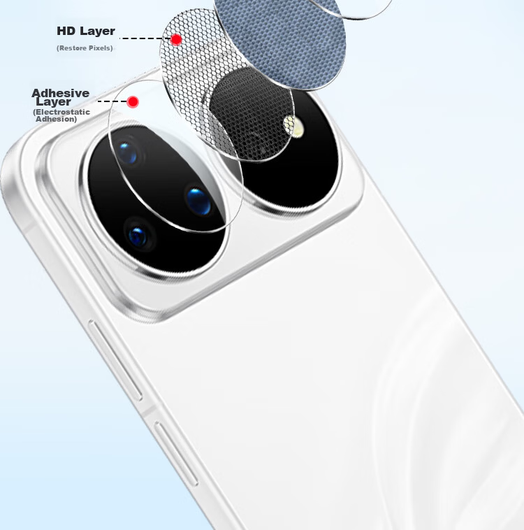 KOOLIFE [Value Pack of 2] Compatible with Huawei nova16 Pro Lens Protector Film, Rear Camera Protective Film for nova16pro, AR Anti-Reflective, Ultra-Thin, High-Definition, Drop-Resistant, Anti-Finger 10