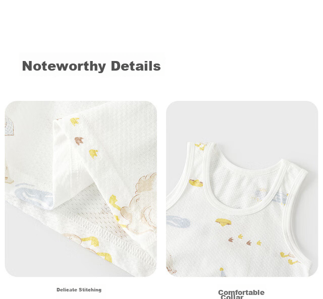 TONGTAI Baby Vest Spring and Autumn Pure Cotton Infant Clothes Belly Protection Vest Boys and Girls Base Layer Underwear Blue 80cm 13