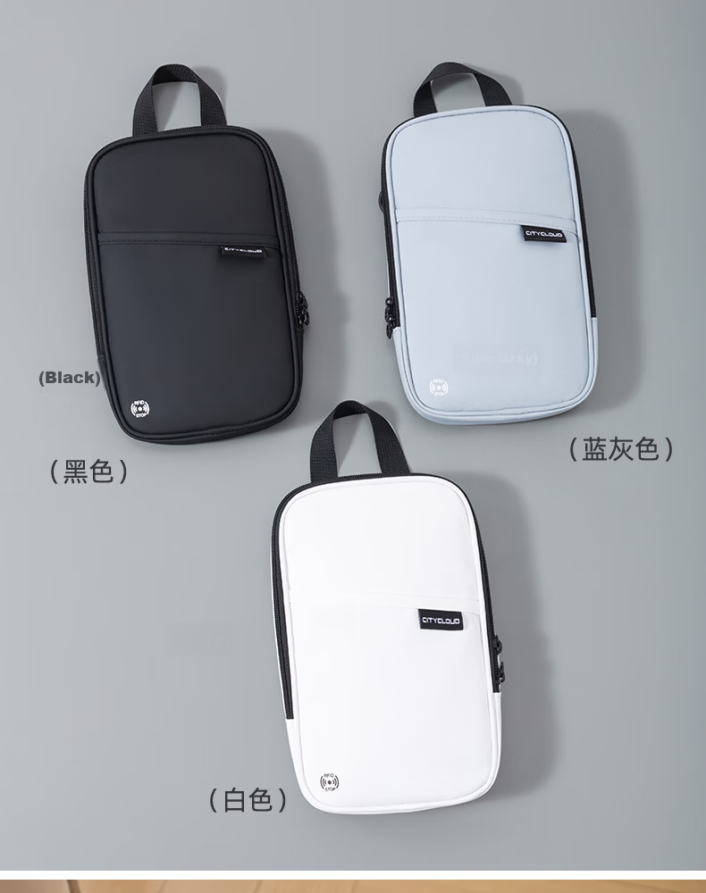 Bona Cloud Crossbody Travel Passport Bag Anti-Theft RFID Boarding Pass Document Organizer Neck Hanging Card Holder Large Capacity Phone Bag 4