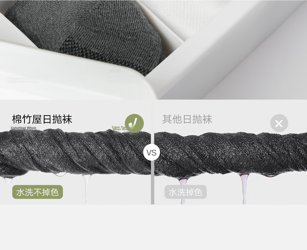 Mianzhuwu Disposable Men's Summer Thin Short Socks Odor-Resistant Travel Disposable Wash-Free Daily Cotton Socks 10 Pairs 18