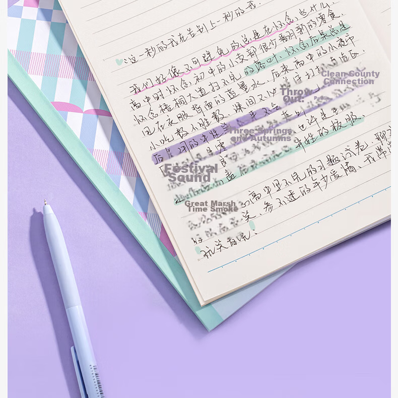 Deli Wireless Binding Notebook, 30 Sheets, Butter Bear Soft Copybook, Xingyun Paper, Xingyun Diary, A5 Notepad, Cute Notebook, Green HY232 4