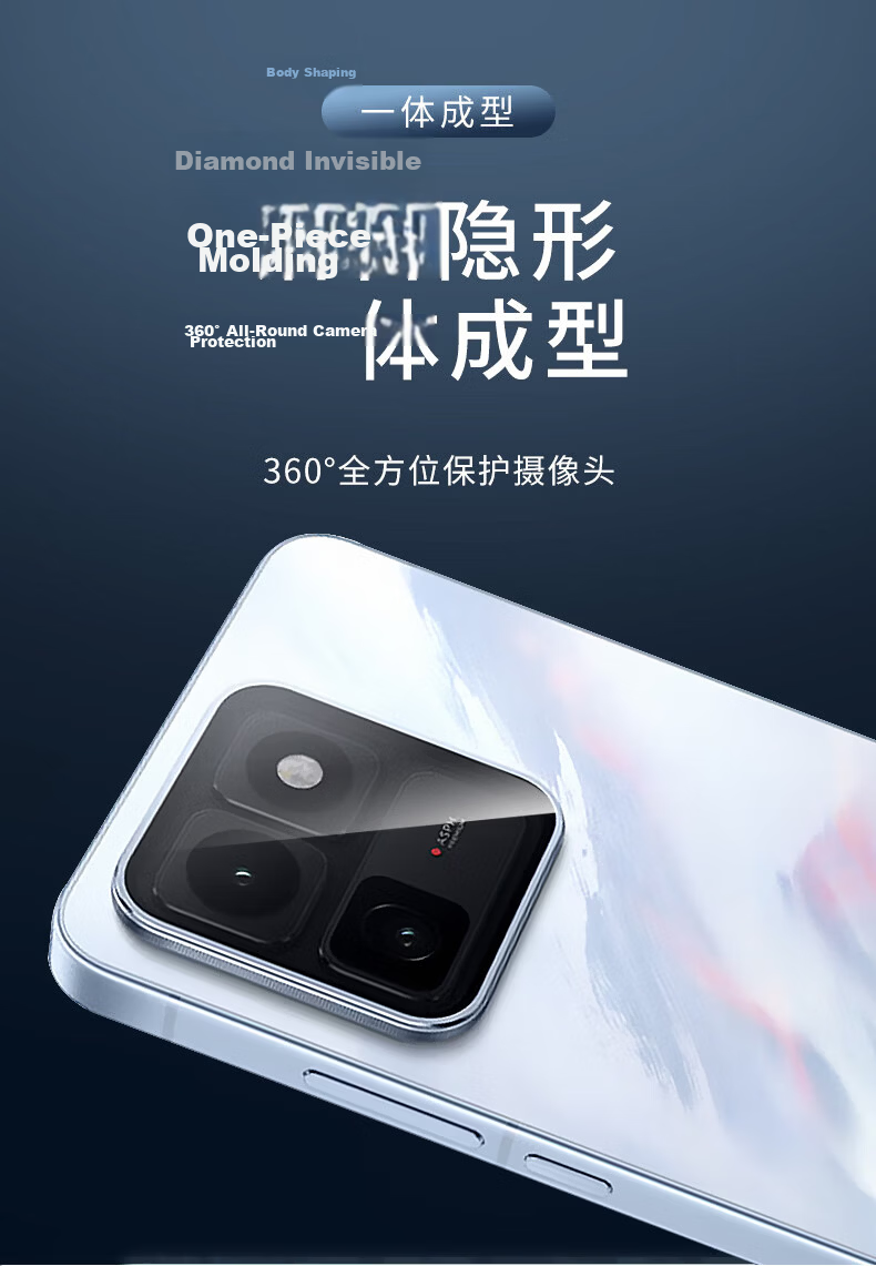 Fly Planet [2-Pack Instant Adhesive] Compatible with vivo iQOO 15T Lens Protector, vivo iQOO 15T Rear Camera Lens Protective Film, Ultra-Clear Anti-Scratch Anti-Drop Tempered Glass Film 2