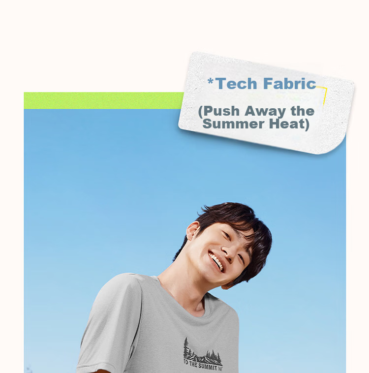 361° Men's T-Shirt Spring Summer New Quick-Dry Loose Outdoor Sports Casual Short Sleeve Top 652623102-2 3