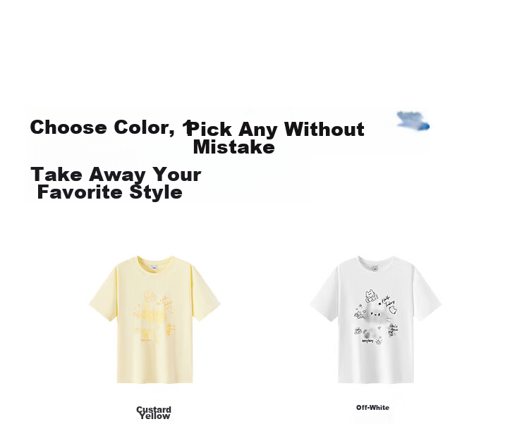 Semir Women's Summer Short Sleeve T-Shirt Mid-Length Loose Cartoon Print Cute Niche Top 10A326100004 2026 21