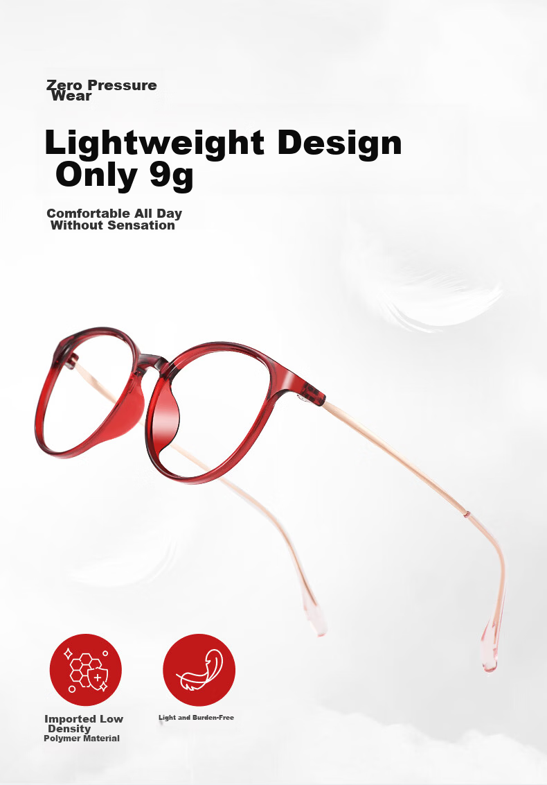 Volkswagen Genuine German Reading Glasses for Women Anti-Blue Light Ultra-Light Eyewear Mother's Day Gift for Mom 652-350 4