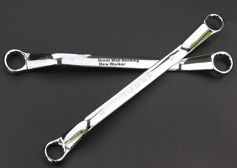 Great Wall Double Plum Wrench Double-Ended Star Wrench Industrial Grade Quick Wrench Auto Repair Tool 17*19mm 311127 11