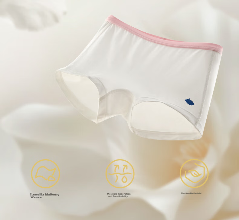 Babycare Camellia Children's Underwear, Baby Diaper Shorts, Boyshorts, Baby Summer Rose - White, 1 Piece, Size 90 3