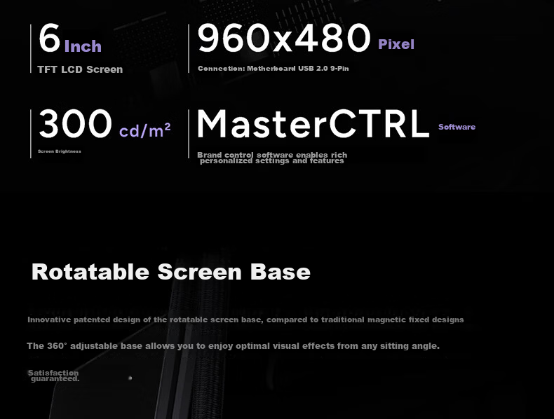 CoolerMaster MasterLiquid B360 Pro Refresh Edition ARGB CPU Liquid Cooler with New B6T Pump, Fully Illuminated Water Block, Daisy-Chain Fans, 2-in-1 Mounting Bracket 4