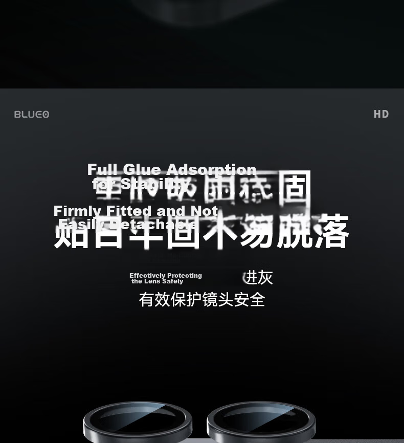 Lanxingxiansheng Lens Protector for Redmi K90 Promax, K90promax Camera Film, High-Definition Anti-Glare Invisible Anti-Shock Lens Module Protective Film, Black 7