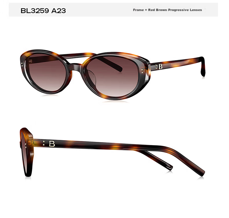 BOLON Bolon Eyewear 26 New Yang Zi Same Style Retro Fashion Small Frame Sun Glasses UV Protection Sunglasses Women BL3259C10 19