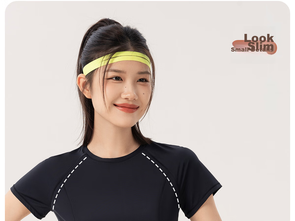 361° Women's Sports Fitness Yoga Top for Spring And Summer, Running Short-Sleeve T-Shirt, Stylish Quick-Dry Yoga Wear 12
